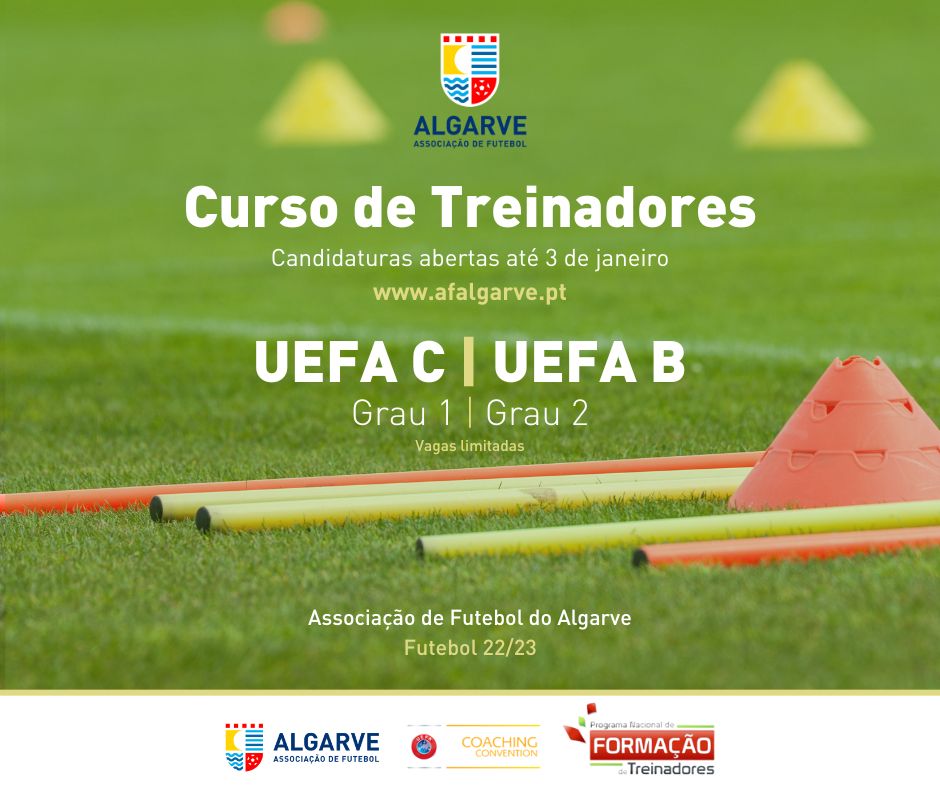 Cursos de Treinadores de futebol e futsal – AFL