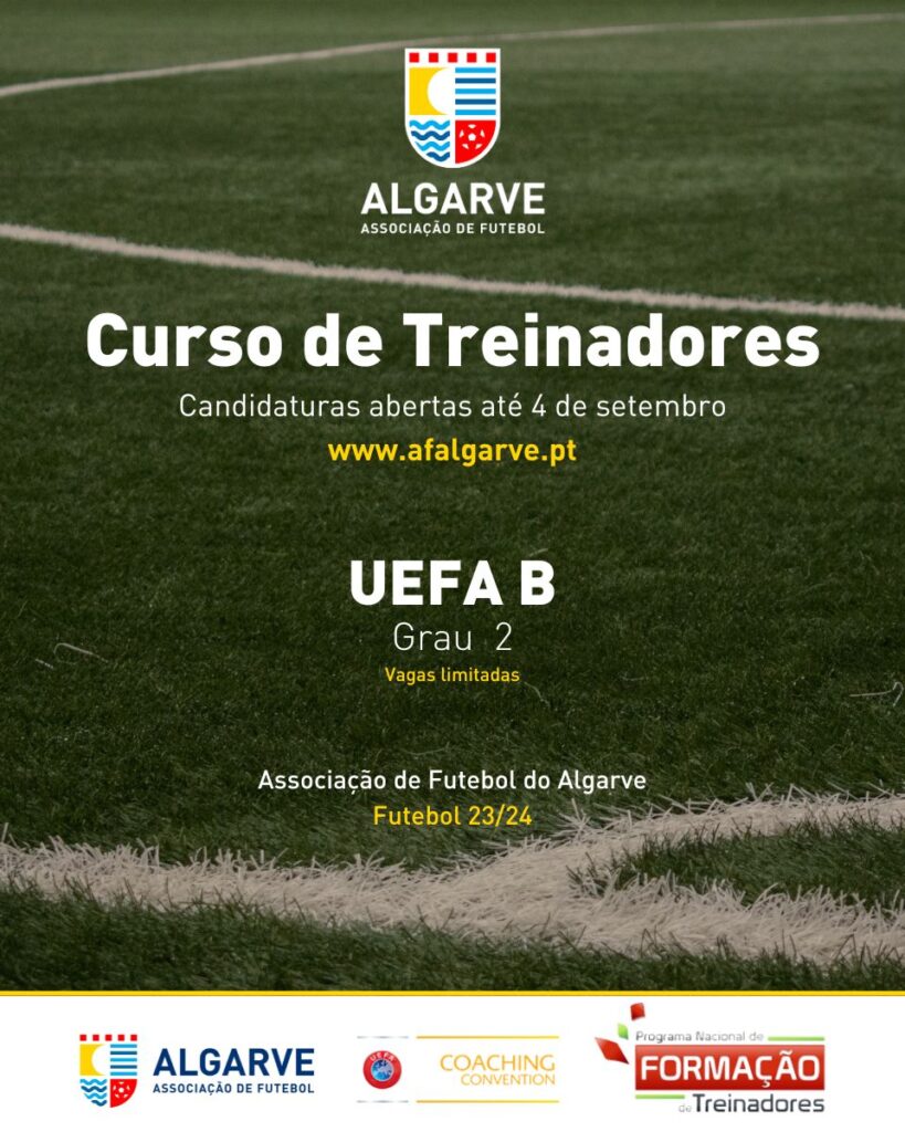 Curso de Treinador de Futebol UEFA B – Grau 2, vai ser exigido para treinar  futebol de 11 na AF Bragança